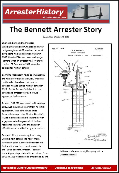 The Bennett Arrester Story