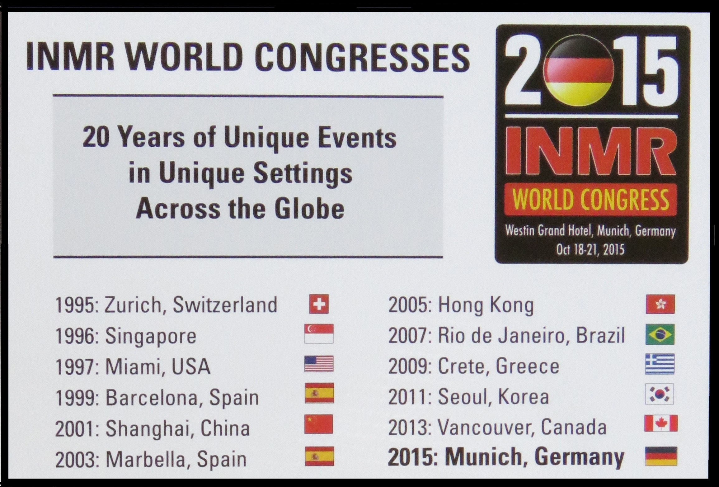 INMRWorldCongress2015